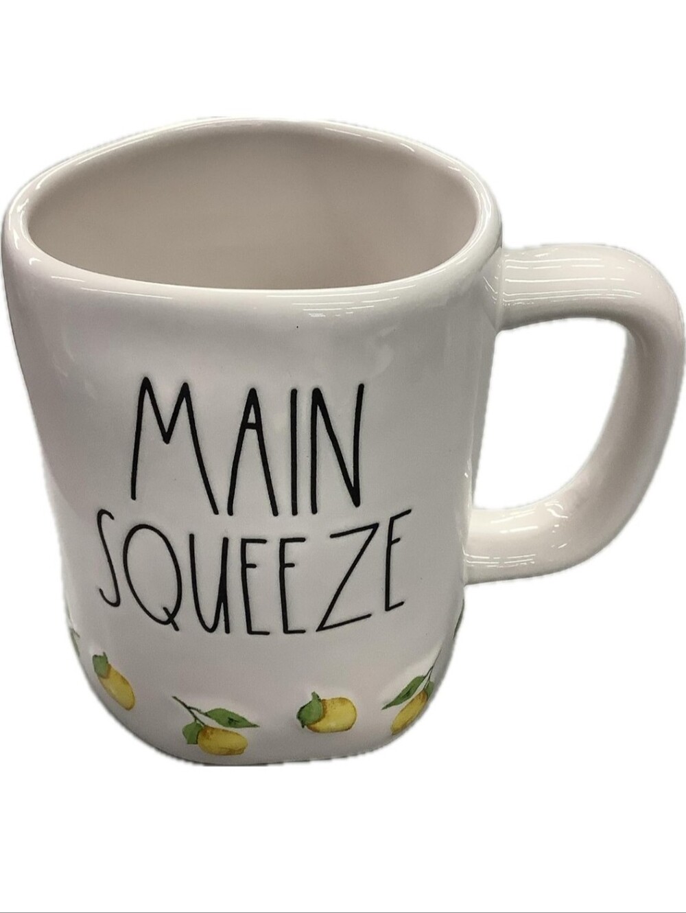 Rae Dunn by Magenta Ceramic Coffee Tea Mug - Main Squeeze (Lemons)
